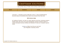 Tablet Screenshot of craftsmansolutions.com